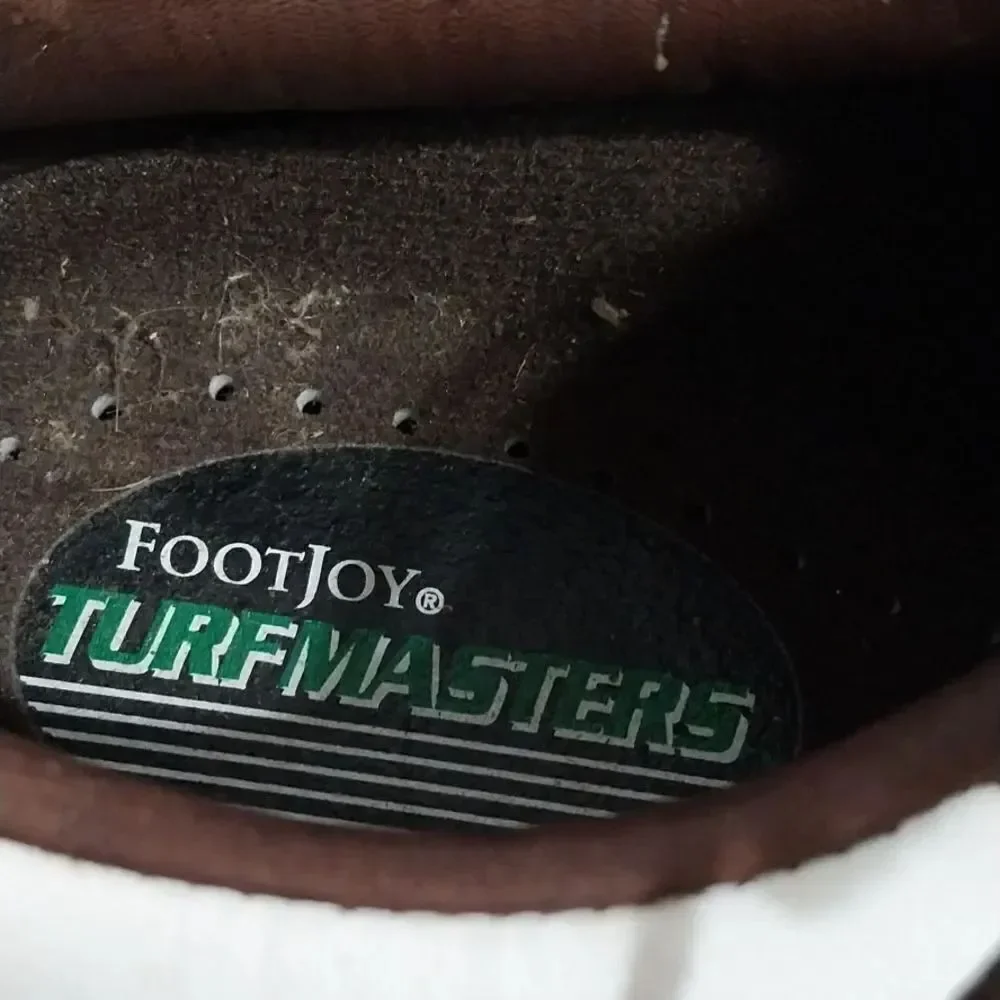 FootJoy Brown and White Men's Oxfords...SIZE  7.5 XW...